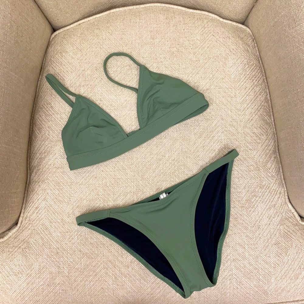 Solid and Striped bikini small